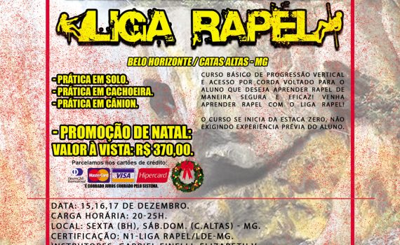 curso rapel bh mg liga rapell rappel