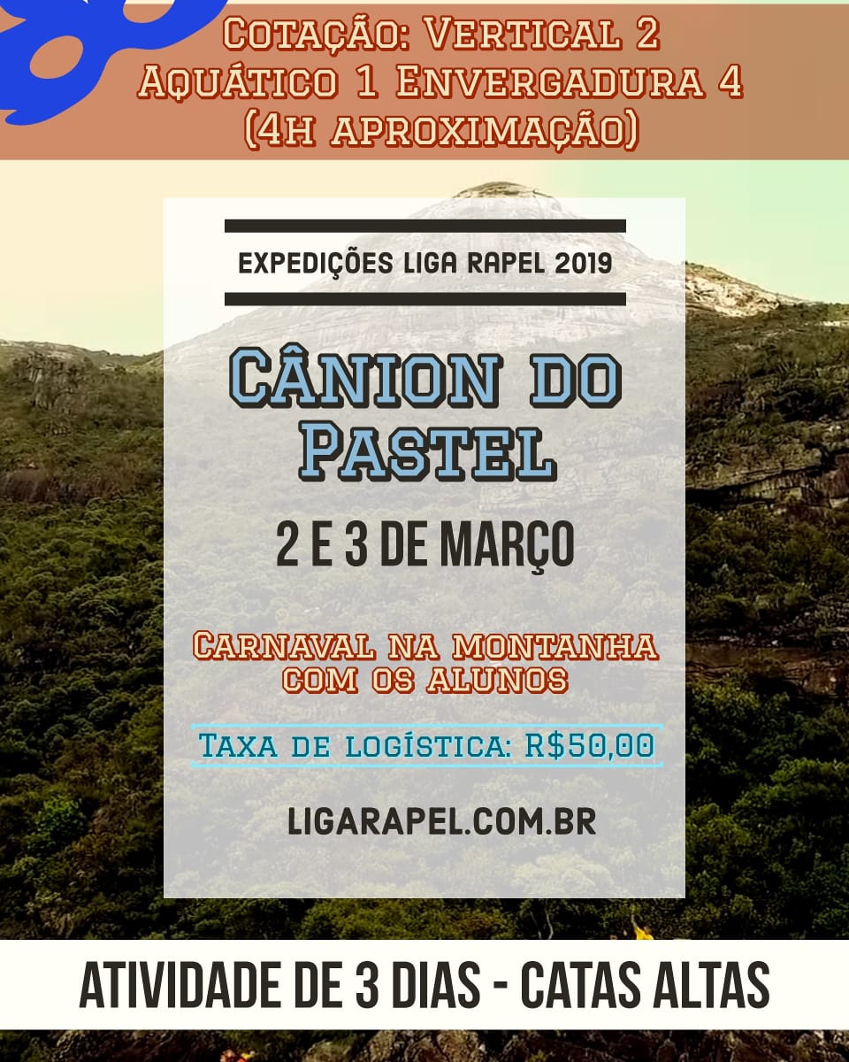 Expedição Cânion do Pastel Expedição Cânion do Pastel
