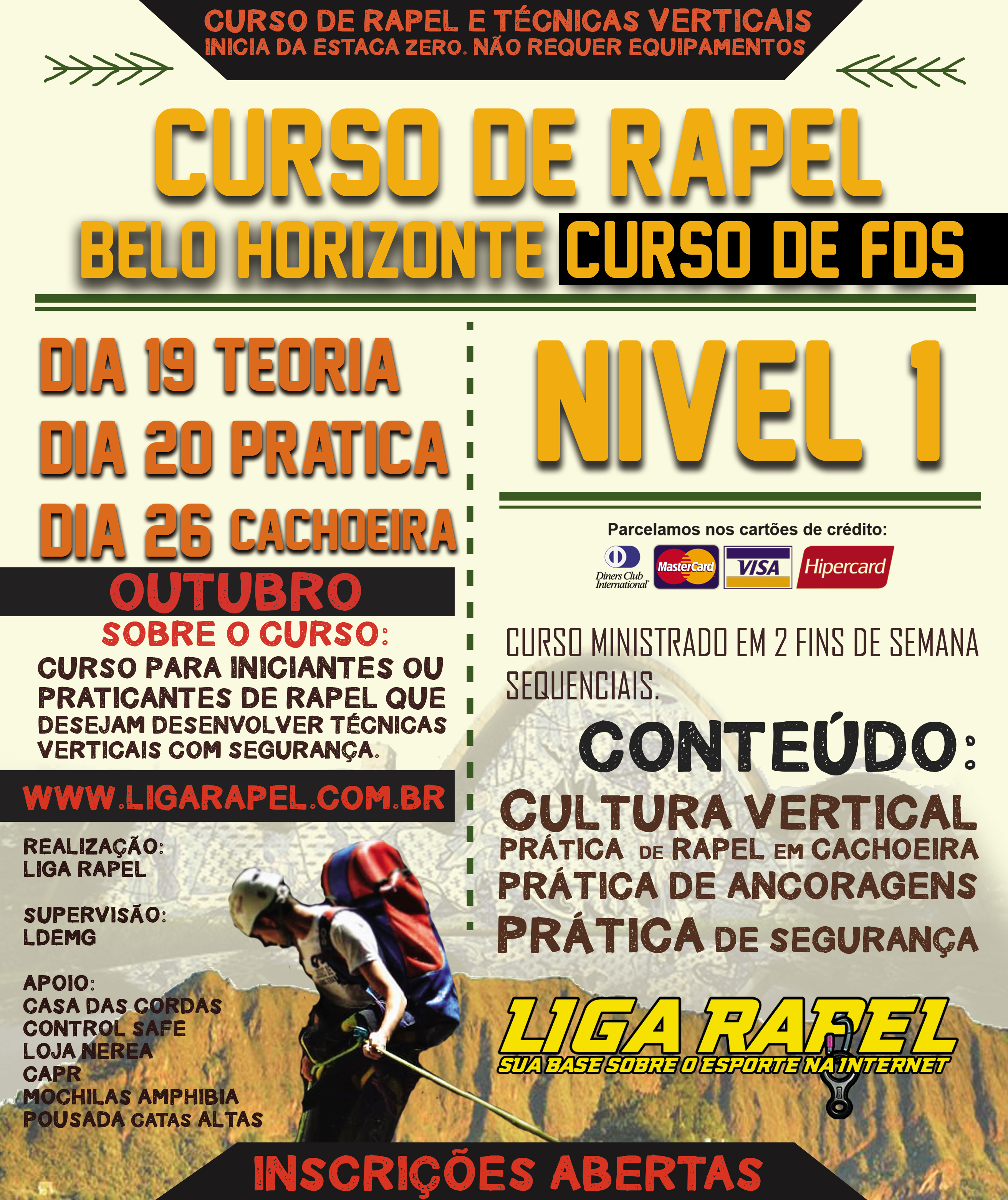 CURSO LIGA RAPEL - NÍVEL 2